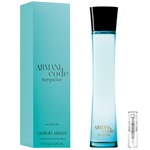 Armani Code Turquoise Pour Femme Eau Fraiche - Eau de Toilette - Duftprobe - 2 ml